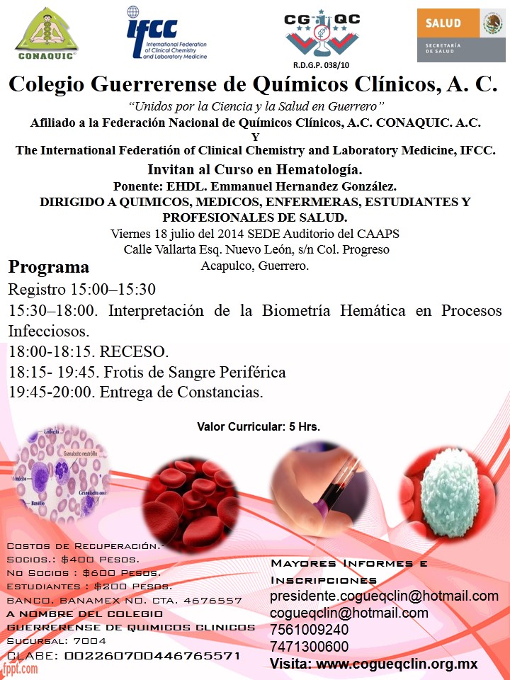 Curso de Hematología Por Emmanuel Hernandez Gonzalez